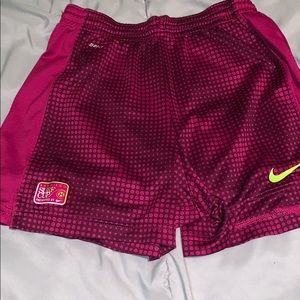 patterned nike soccer shorts